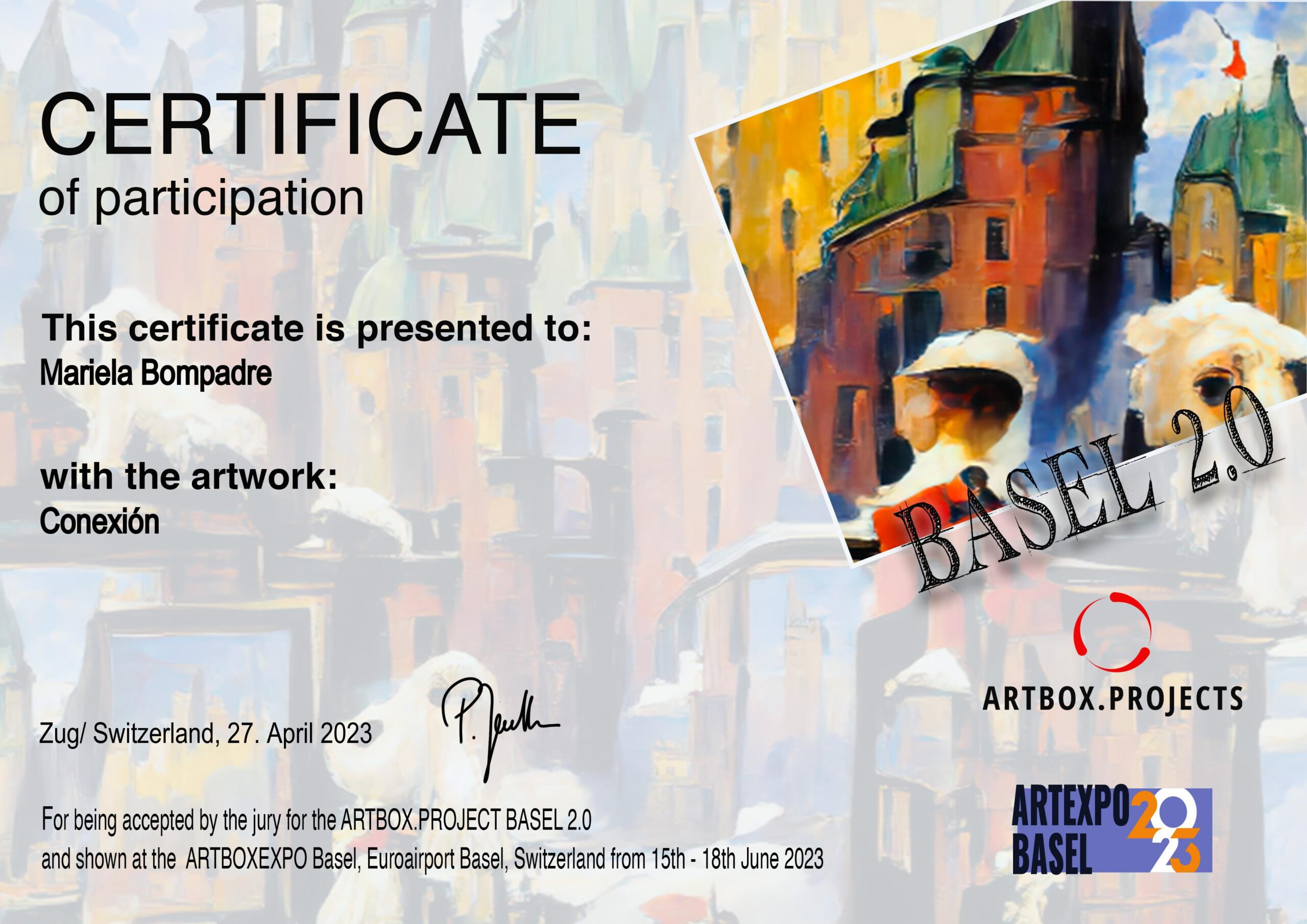 Certificate Basel 2.0