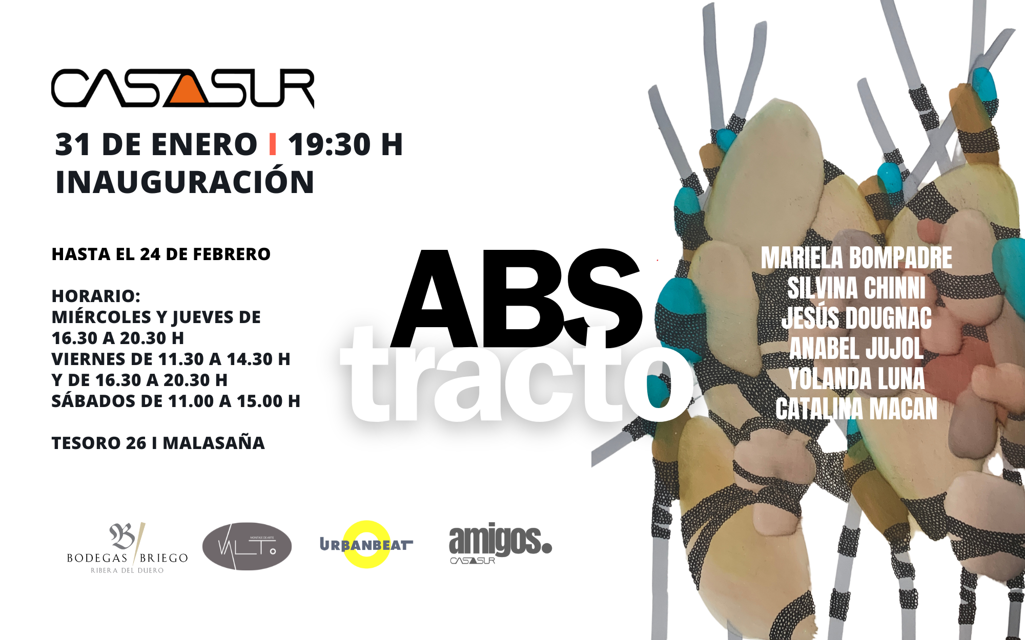 cartel invitación ABStracto